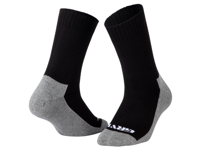 Grvl Bobcat 3 Pack Bamboo Heavy Duty Crew Sock