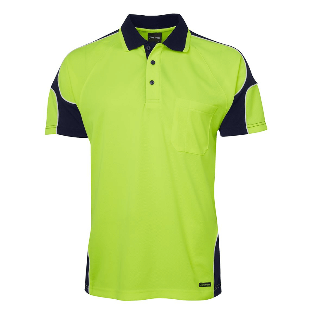 Jbs Wear 6AP4S Hi Vis Arm Panel Polo