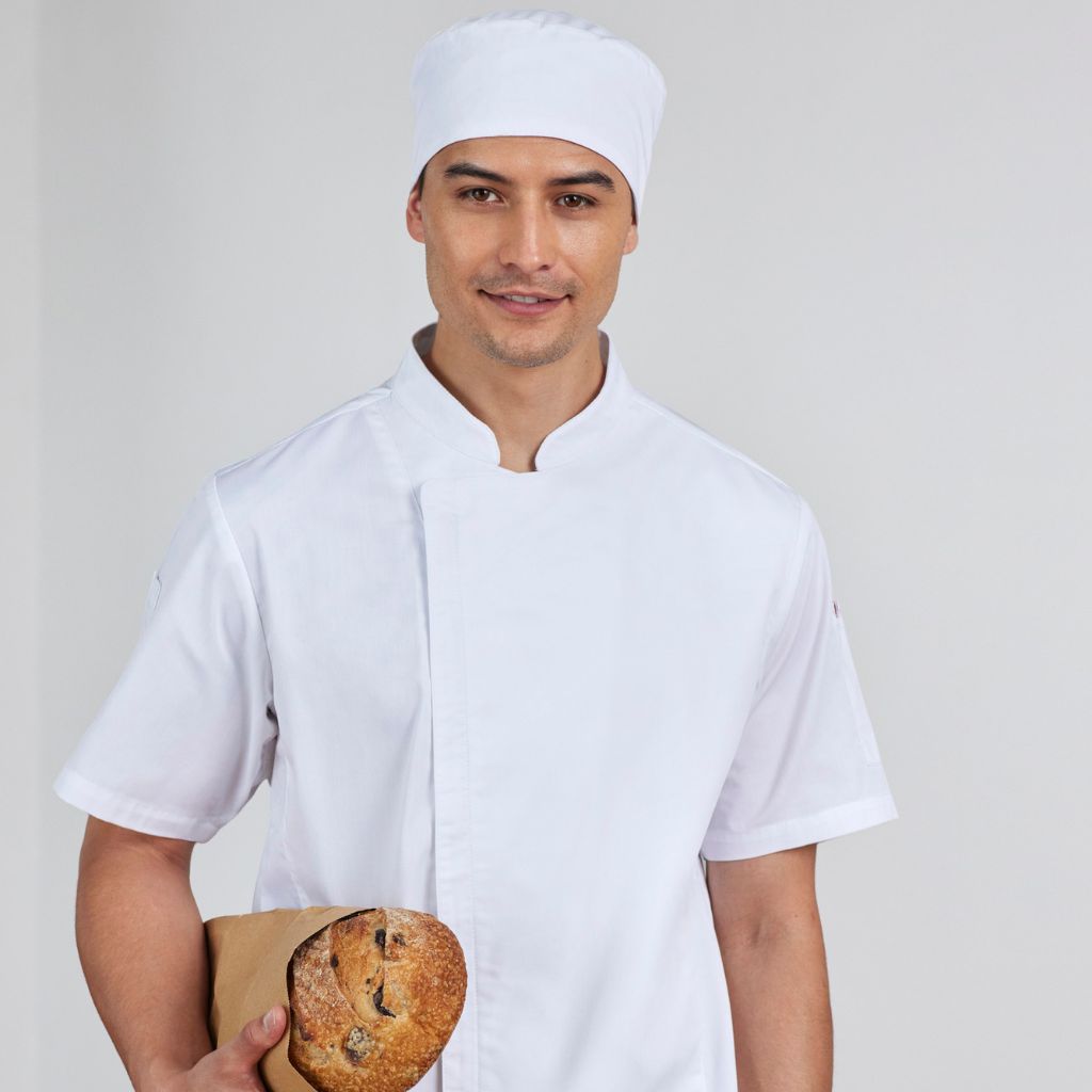 Yes Chef CH333 Mesh Flat Top Hat