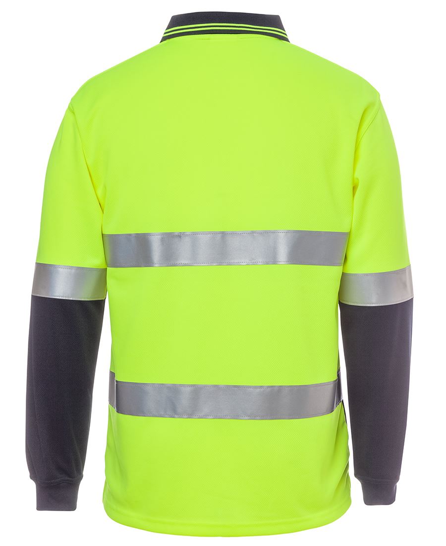 Jbs Wear 6HVSL Hi Vis Long Sleeve Taped Polo