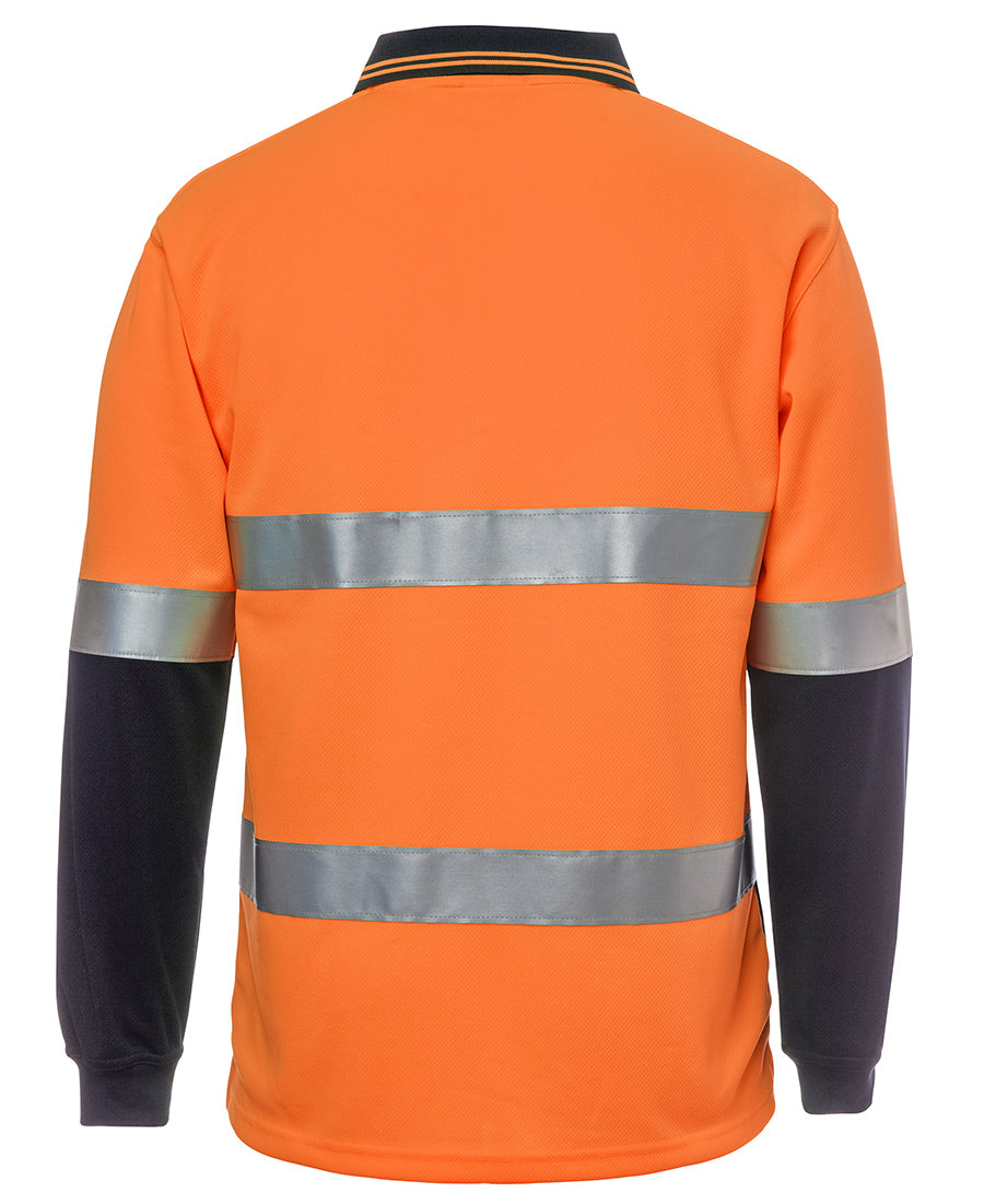 Jbs Wear 6HVSL Hi Vis Long Sleeve Taped Polo