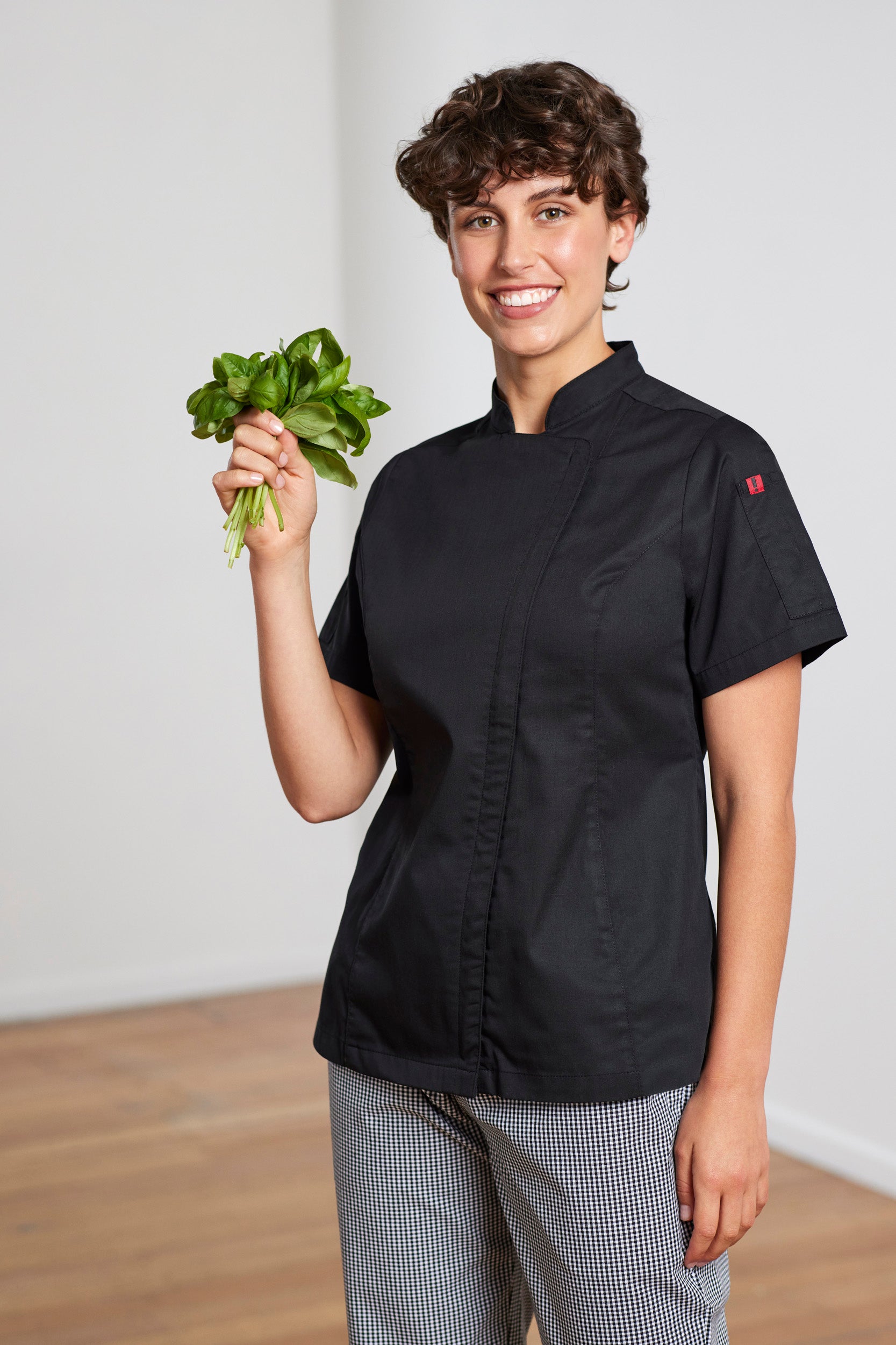 Yes Chef CH330LS Womens Alfresco Short Sleeve Chef Jacket