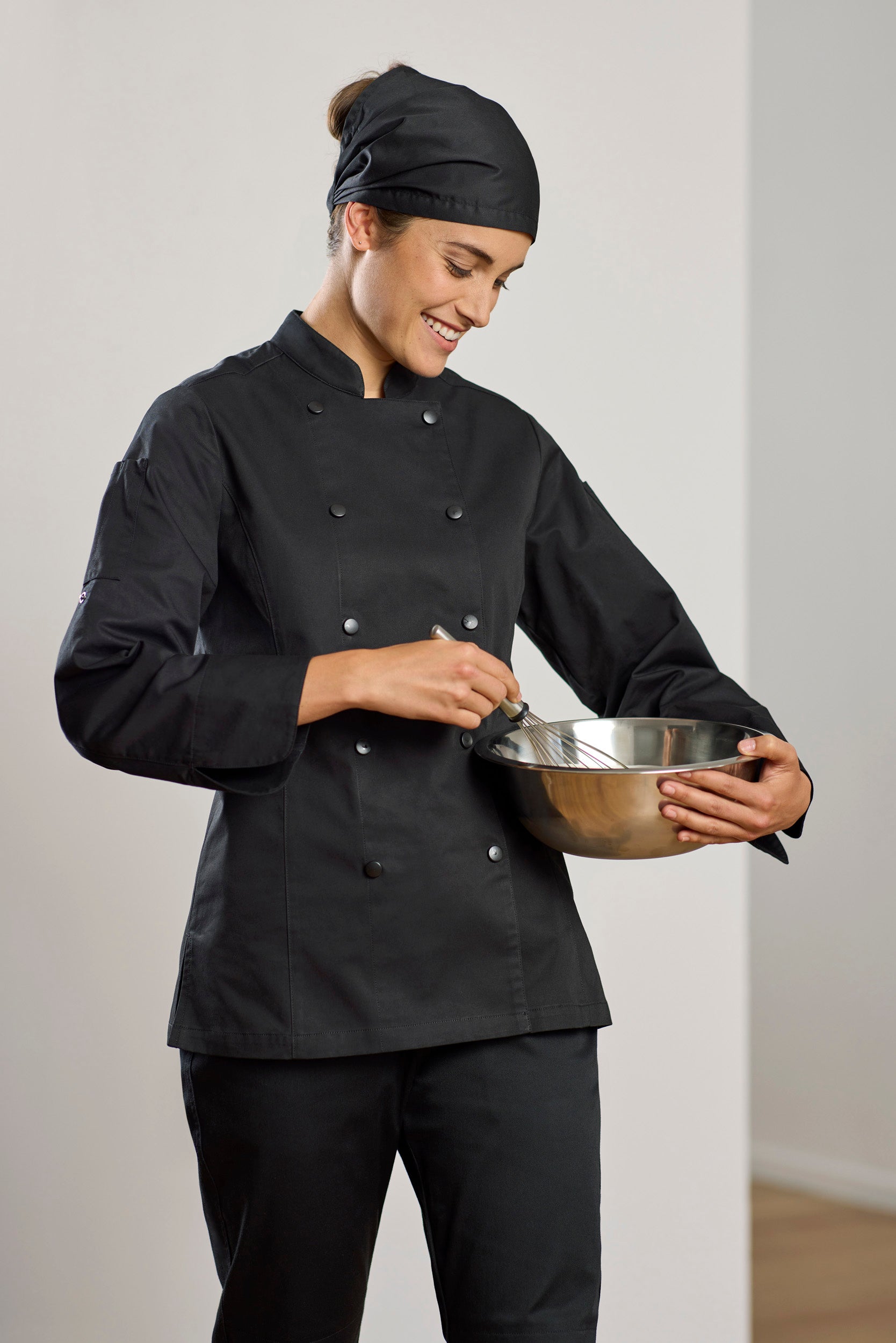 Yes Chef CH430LL Womens Gusto Long Sleeve Chef Jacket