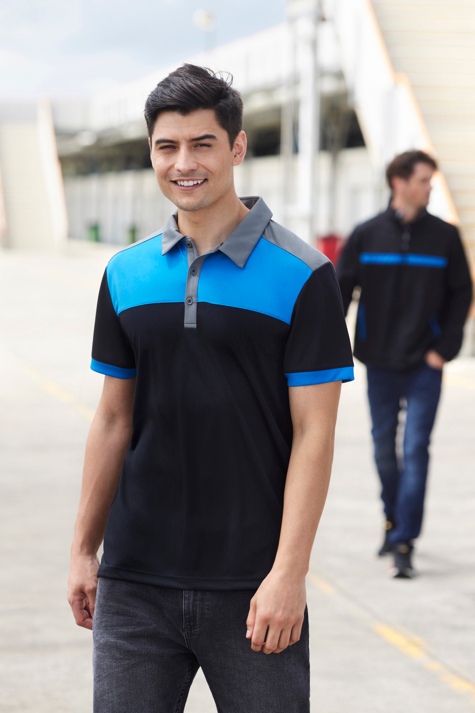 Biz Collection P500MS Mens Charger Short Sleeve Polo