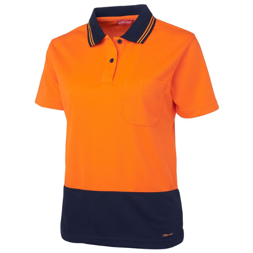 Jbs Wear Ladies 6LHCP Hi Vis Short Sleeve Comfort Polo