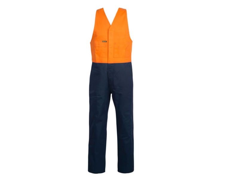 WorkCraft Hi Vis Cotton Drill Roughalls WR3063