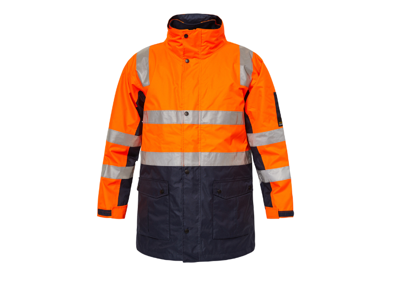 WorkCraft Two Tone 4 In 1 Jacket W Tape WW9013