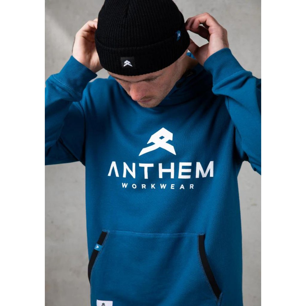 Anthem Workwear Full Logo Hoodie - Worklocker Bacchus Marsh - Anthem Workwear - Apparel Mens Jumpers - 769807303041