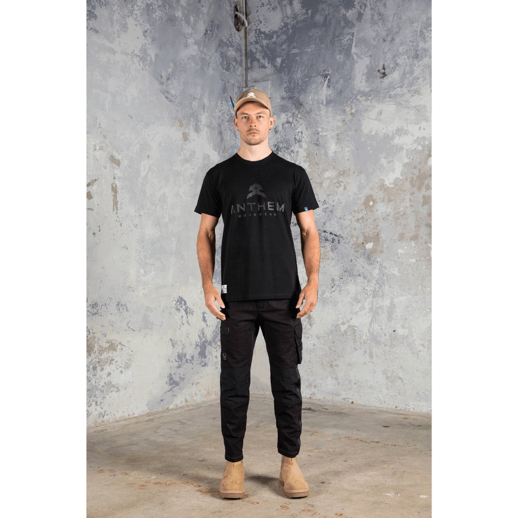 Anthem Workwear Full Logo Tee - Worklocker Bacchus Marsh - Anthem Workwear - Apparel Mens Tees - 769807301030