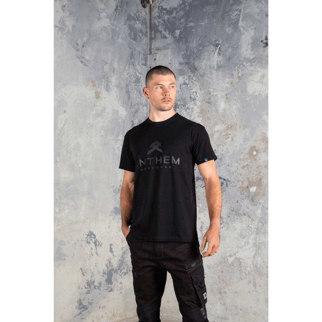 Anthem Workwear Full Logo Tee - Worklocker Bacchus Marsh - Anthem Workwear - Apparel Mens Tees - 769807301030