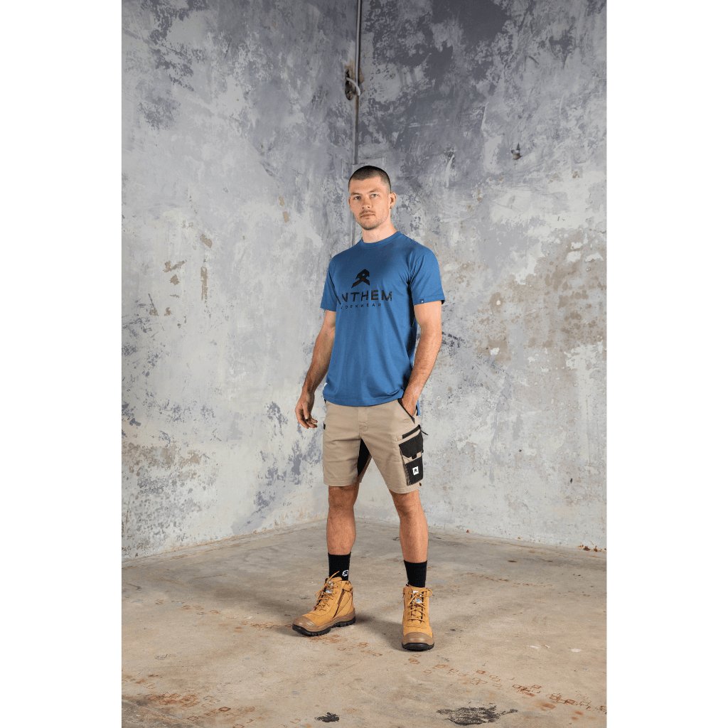 Anthem Workwear Full Logo Tee - Worklocker Bacchus Marsh - Anthem Workwear - Apparel Mens Tees - 769807301030