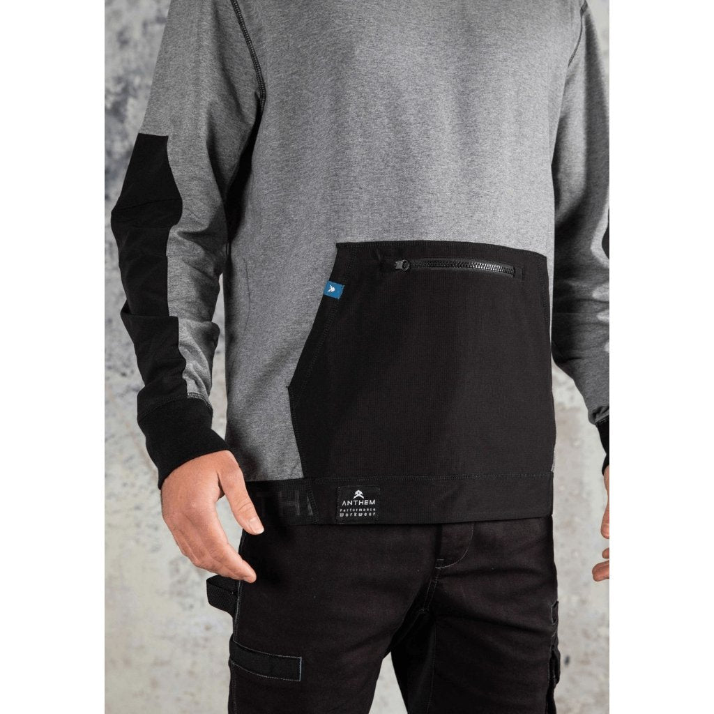 Anthem Workwear Tech Hooded Sweatshirt - Worklocker Bacchus Marsh - Anthem Workwear - Apparel Mens Jumpers - 769807301610