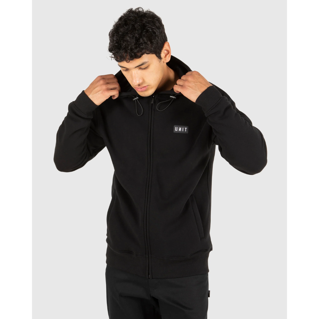 Unit Workwear Mens Stack Full Zip Fleece Hoodie