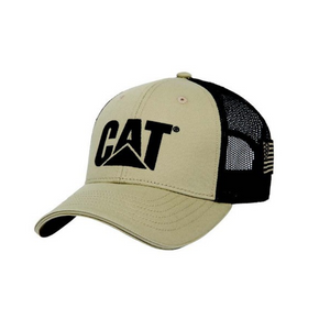 Cat Workwear 1090042 Cat Logo Flag Hat