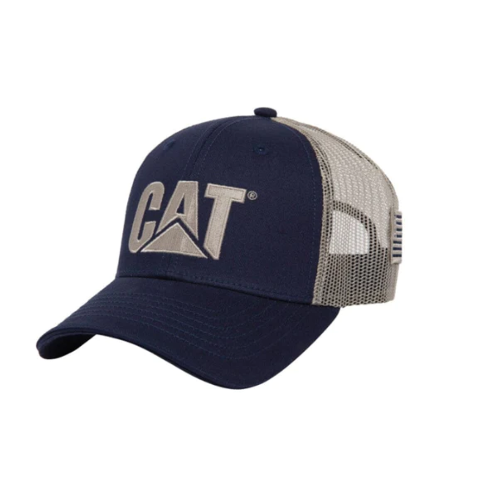 Cat Workwear 1090042 Cat Logo Flag Hat