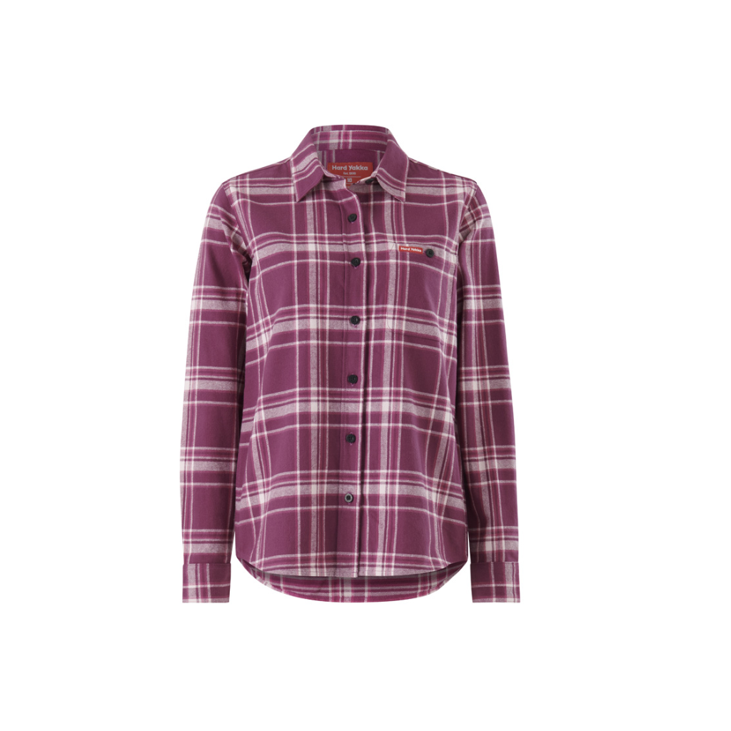 Hard Yakka Y08744 Womens Check Flannel Shirt