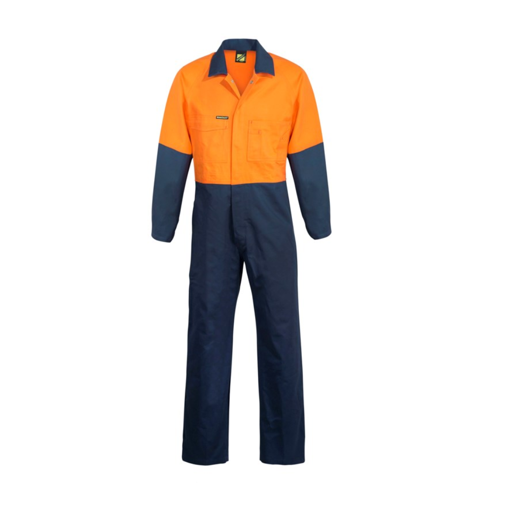 WorkCraft Hi Vis Poly/Cotton Coveralls WC3059