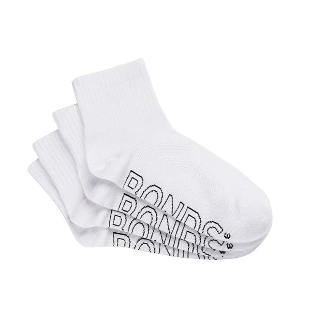 Bonds Womens Cushioned 1/4 Crew Socks 4 Pack - Worklocker Bacchus Marsh