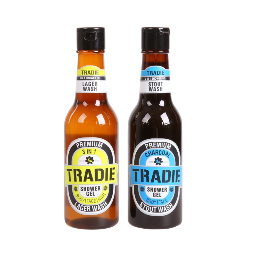 Tradie 2 Pk Beer Bottle Body Wash Worklocker Bacchus Marsh
