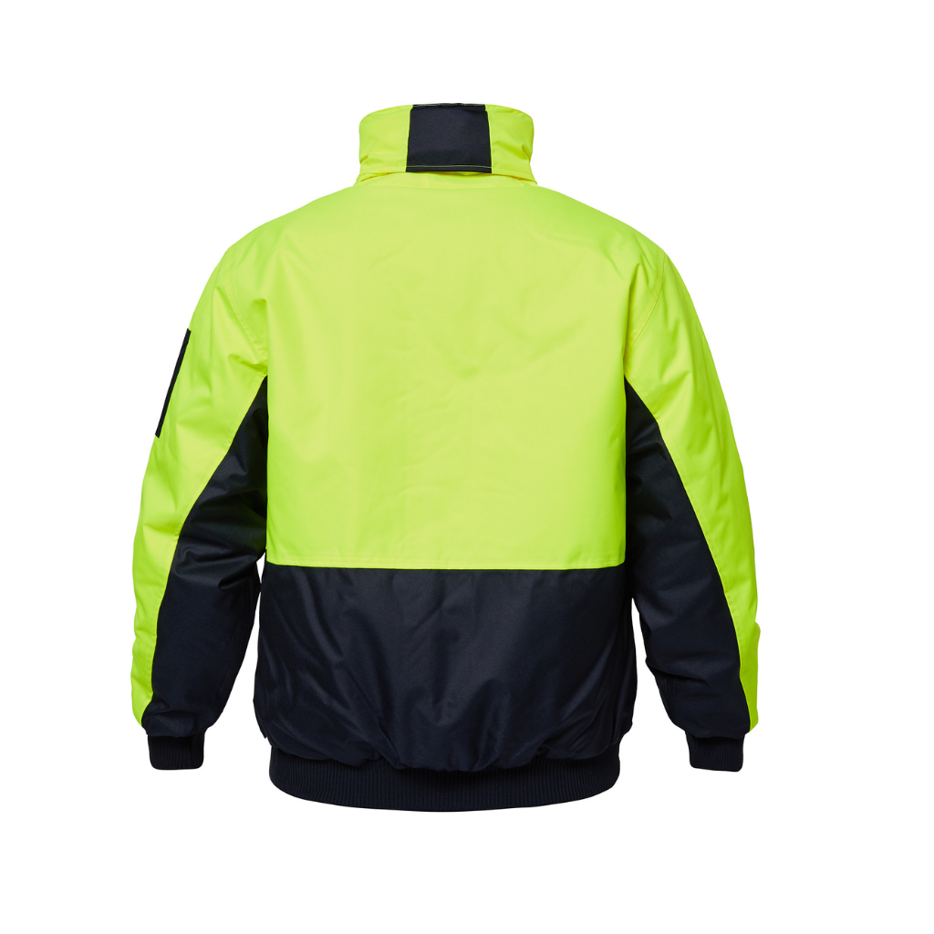 WorkCraft Hi Vis Two Tone Bomber Jacket WW9012