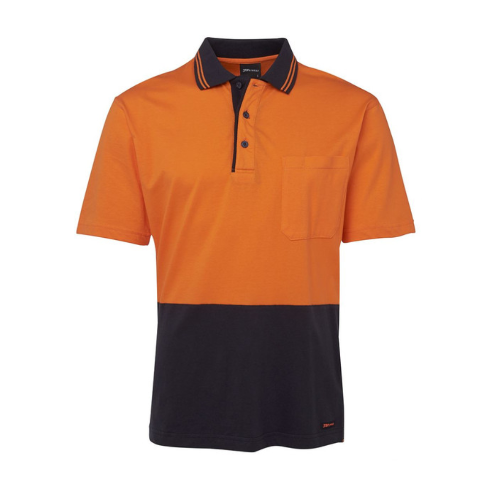 Jbs Wear 6CPHV Hi Vis Cotton Polo