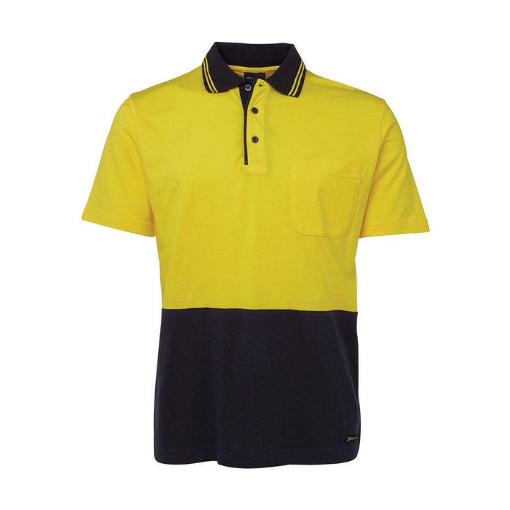 Jbs Wear 6CPHV Hi Vis Cotton Polo