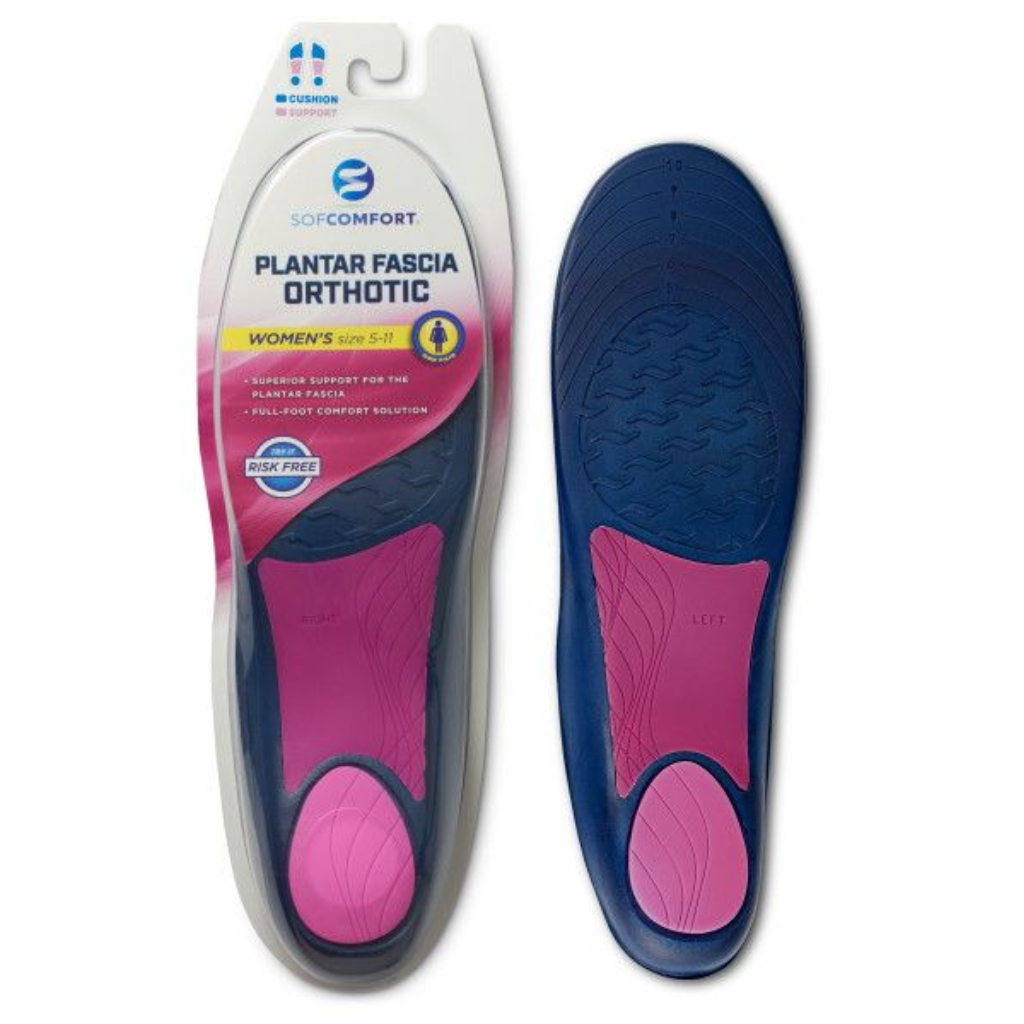 Sof Comfort Full Length Plantar Fascia Insole Womens