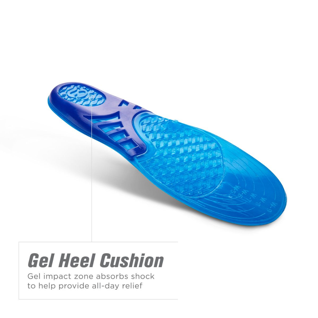 Sof Comfort Cushioning Gel Insole Womens