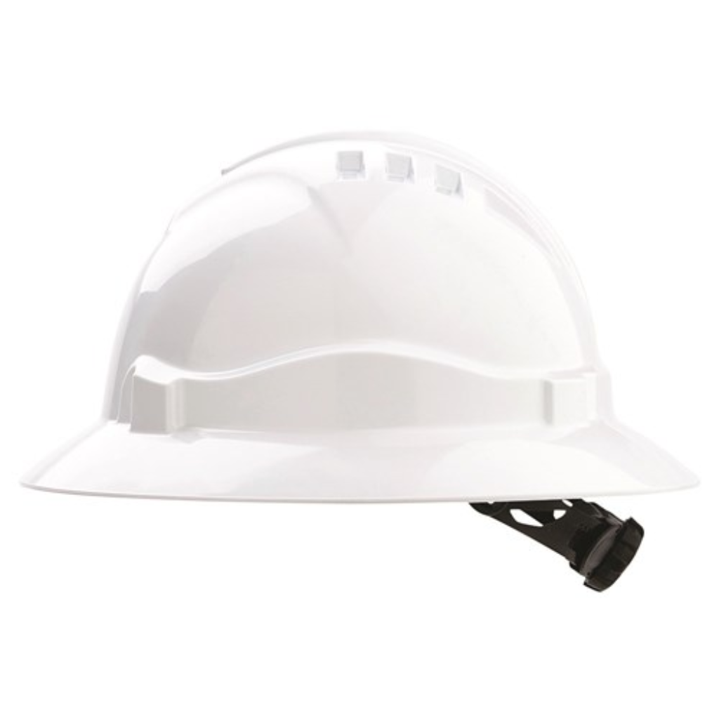 ProChoice Hard Hat V6 Unvented Full Brim Ratchet Harness