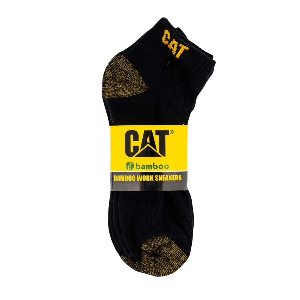 Cat Workwear Bamboo Ankle Socks 5 Pack