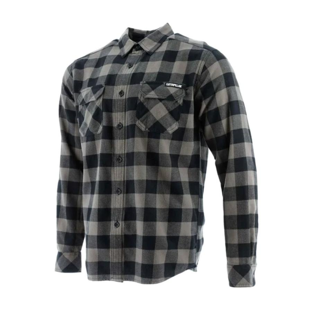 Cat Workwear Plaid Shirt