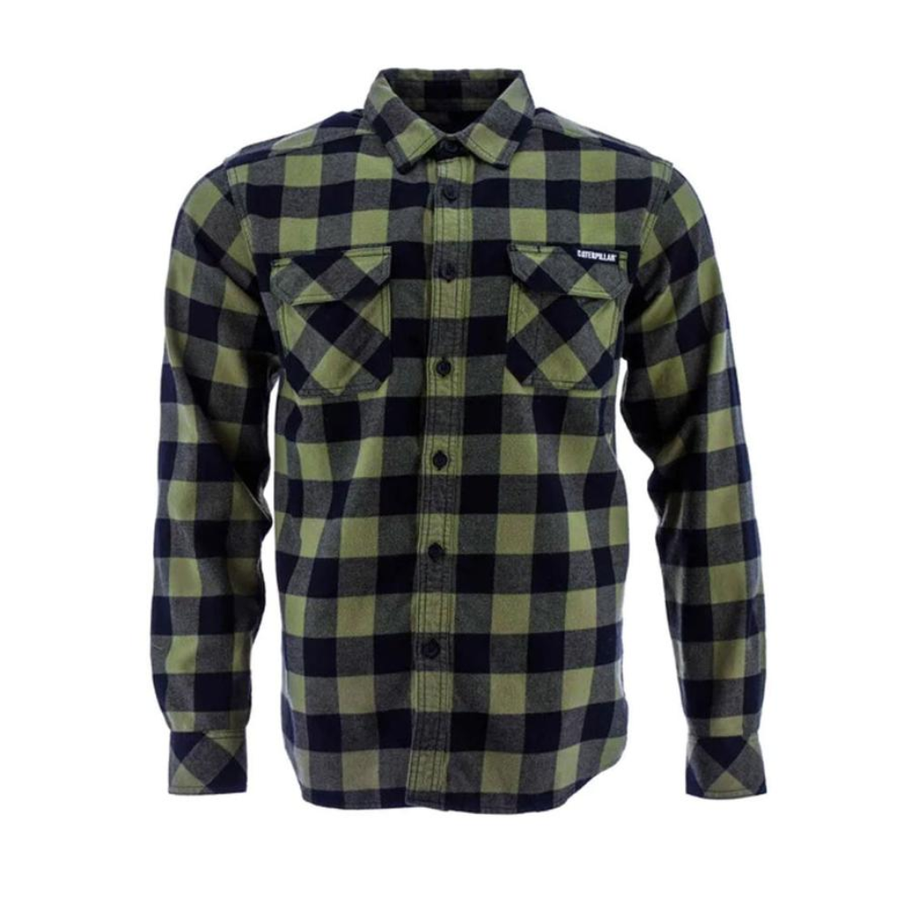 Cat Workwear Plaid Shirt