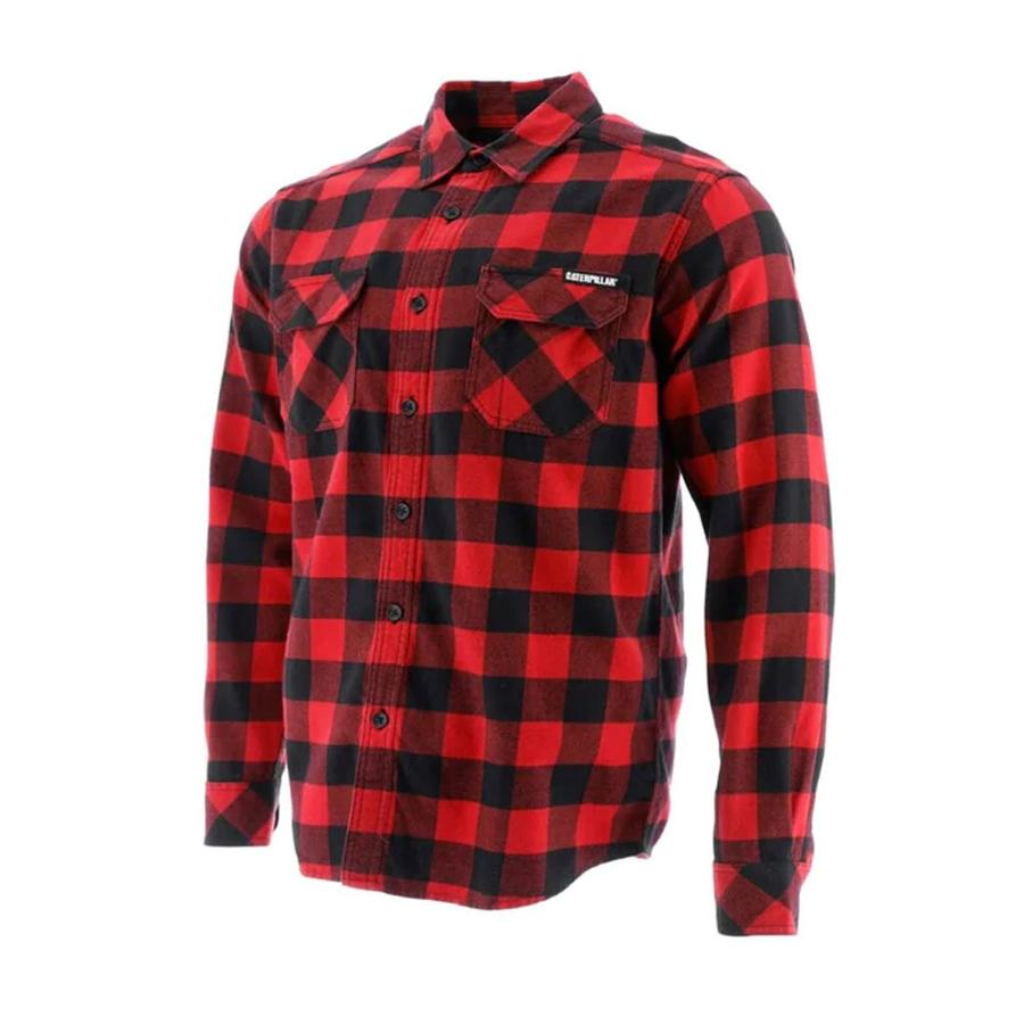 Cat Workwear Plaid Shirt