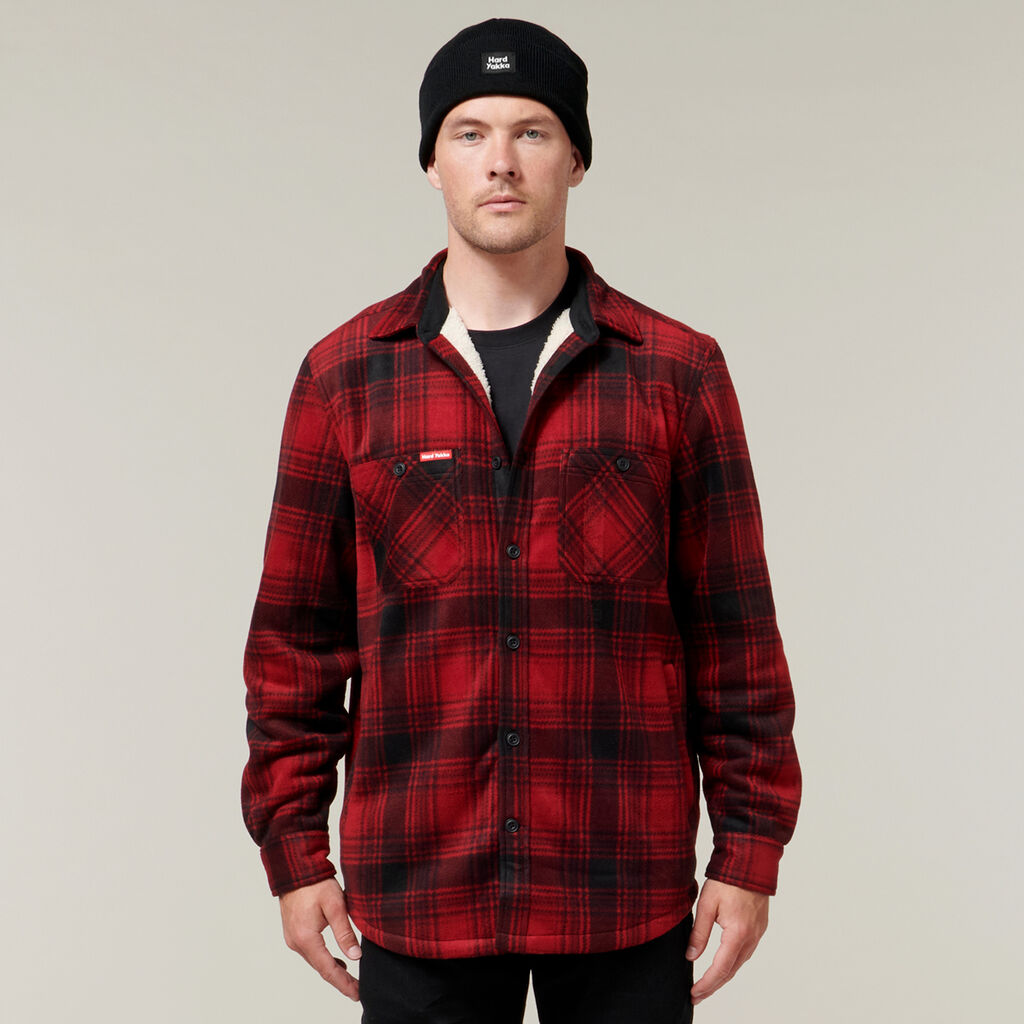 Hard Yakka Y06518 Sherpa Jacket with Beanie