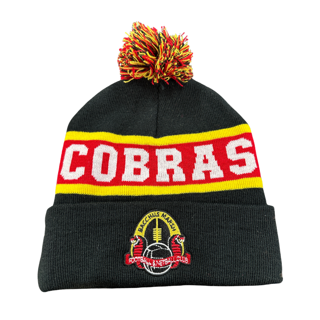 Bacchus Marsh Football Club Pom Pom Beanie