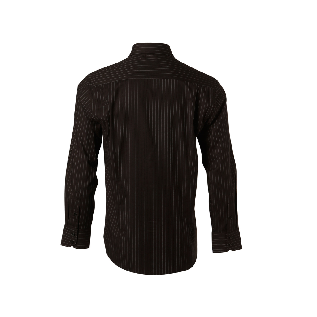 Winning Spirit BS17 Mens Long Sleeve Stripe Shirt