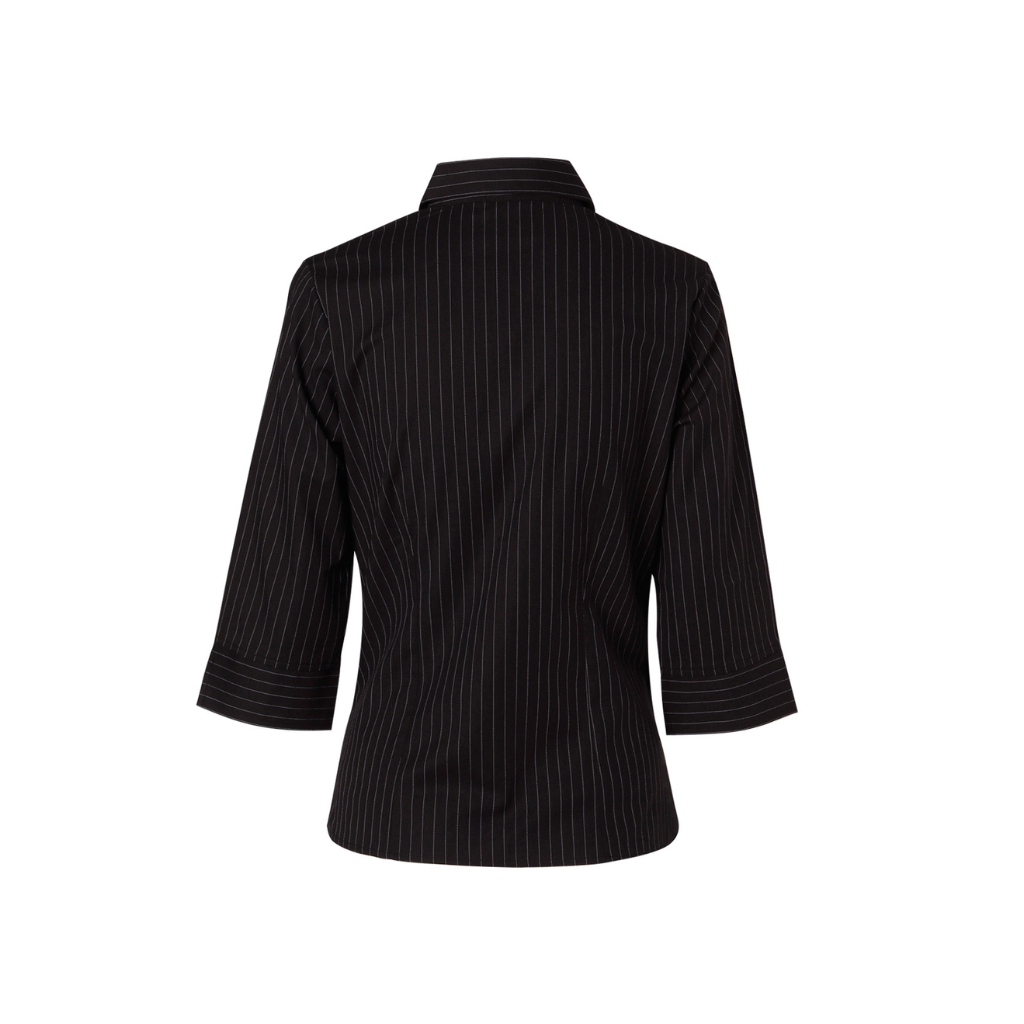 Winning Spirit BS18 Ladies 3/4 Sleeve Stripe Shirt