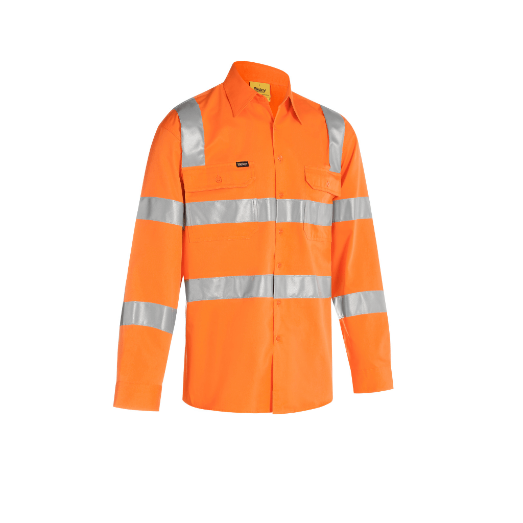 Bisley Bs6016t Taped Biomotion Cool Lightweight Hi Vis Shirt