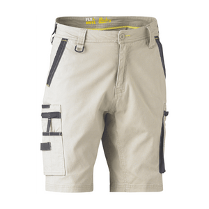 Bisley Bshc1330 Flx And Move Stretch Utility Zip Cargo Short