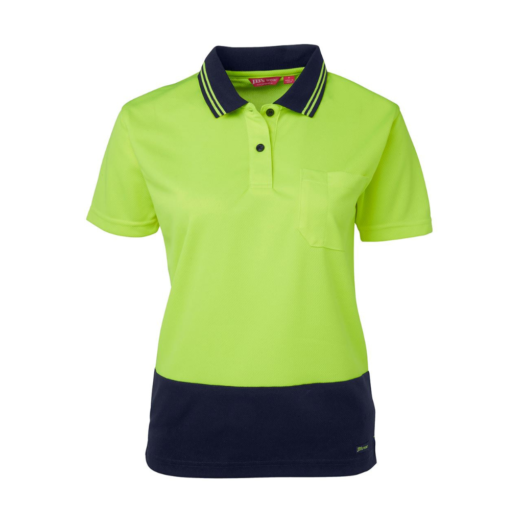 Jbs Wear Ladies 6LHCP Hi Vis Short Sleeve Comfort Polo