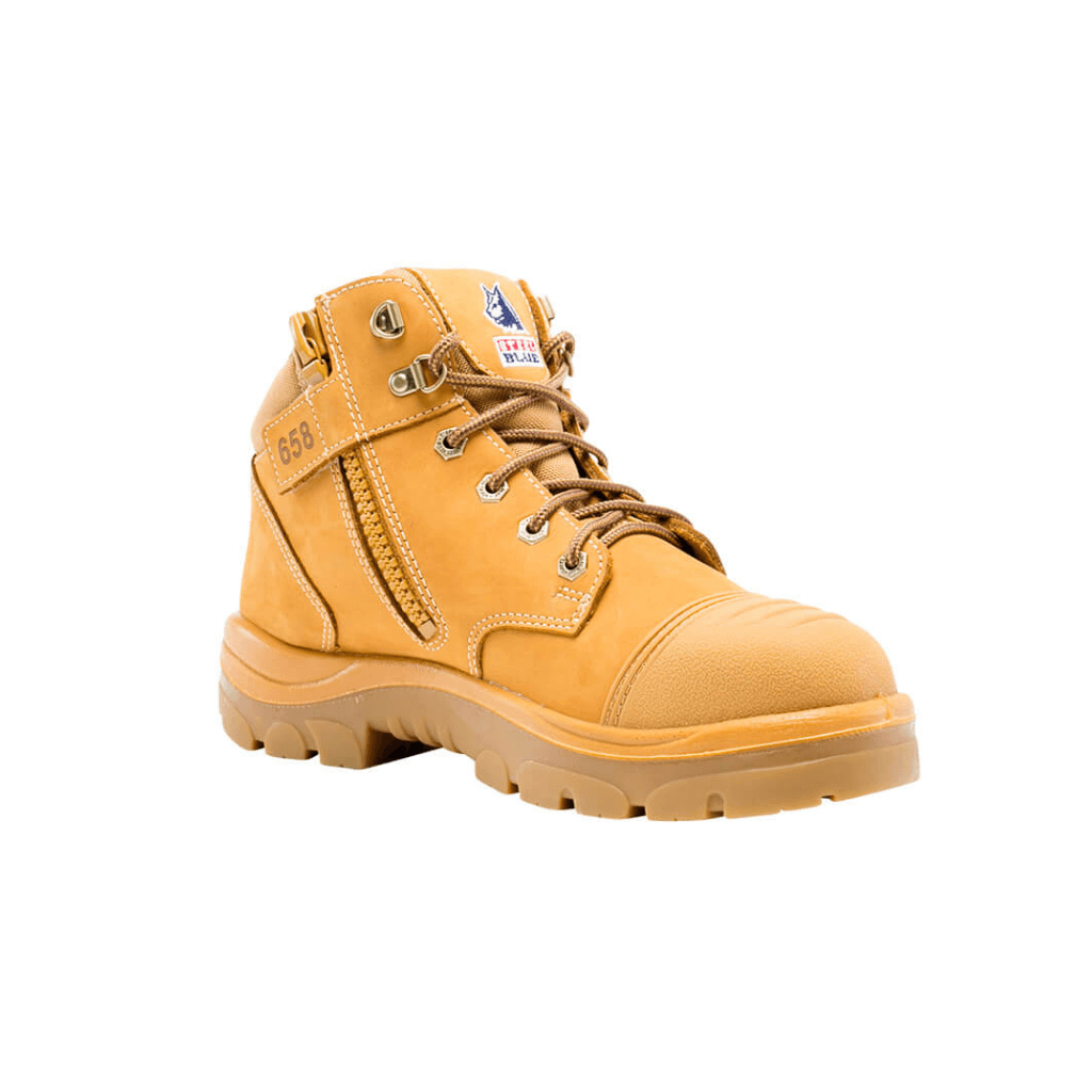 Steel blue boots near me outlet