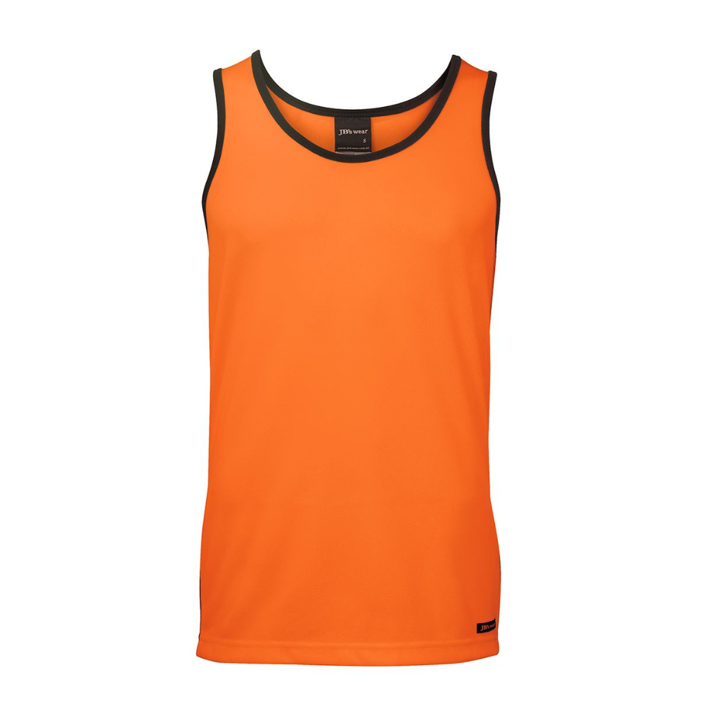 Jbs Wear 6HCS4 Hi Vis Contrast Singlet