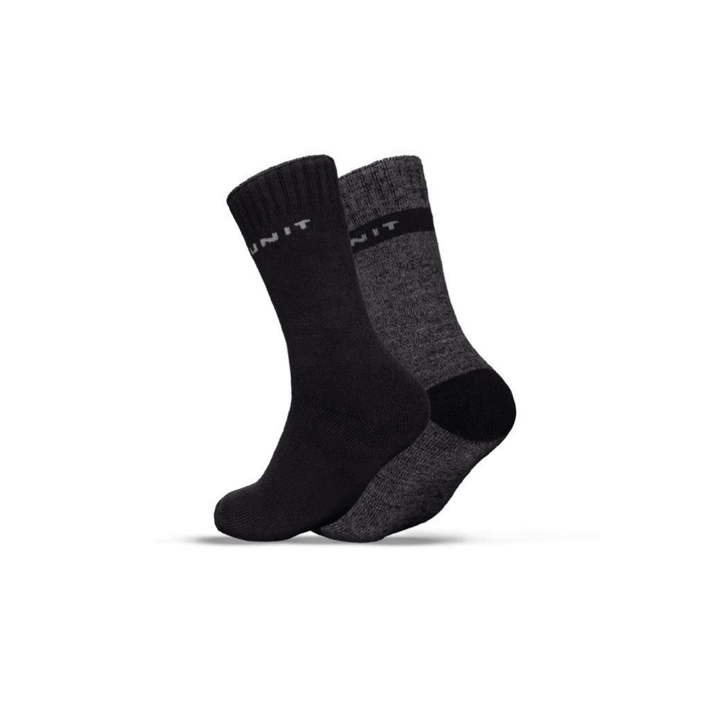 Unit Workwear Mens Extra Thick Bamboo Hi Rise Socks