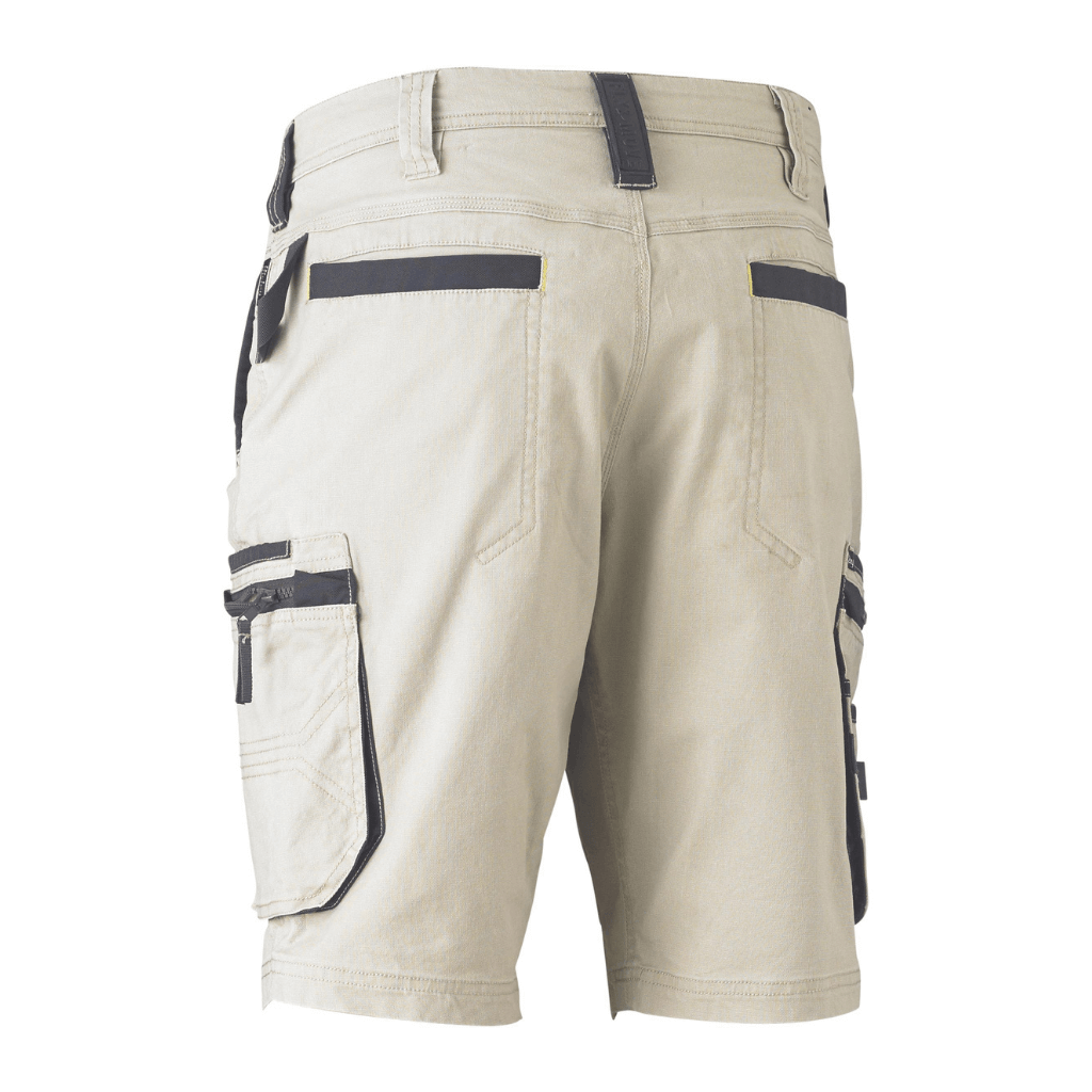 Bisley Bshc1330 Flx And Move Stretch Utility Zip Cargo Short