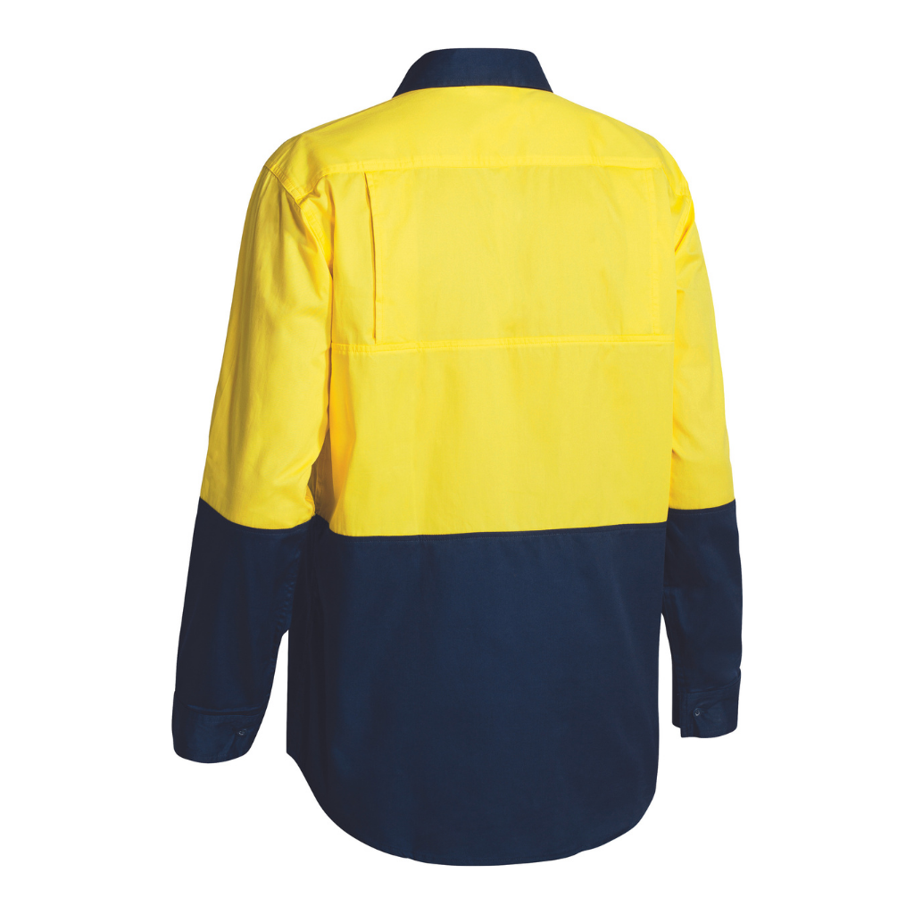 Bisley Bs6895 Hi Vis Cool Lightweight Drill Long Sleeve Shirt