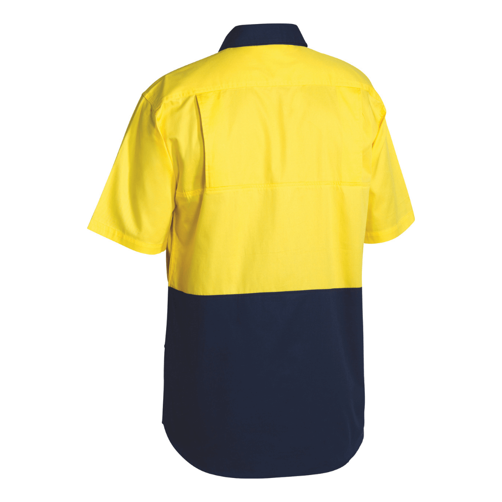 Bisley Bs1895 Hi Vis Cool Lightweight Drill Short Sleeve Shirt