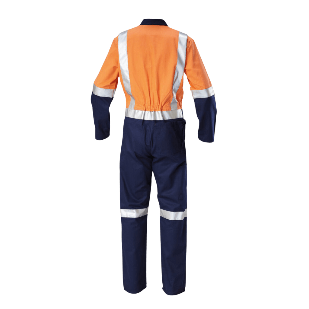 Hard Yakka Y00262 Long Sleeve Hi Vis 2 Tone Taped Drill Coverall