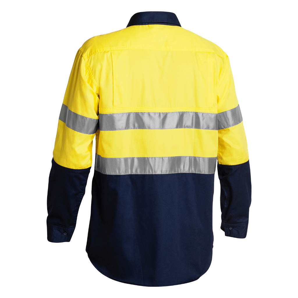 Bisley Bs6896 Taped Hi Vis Cool Lightweight Long Sleeve Shirt