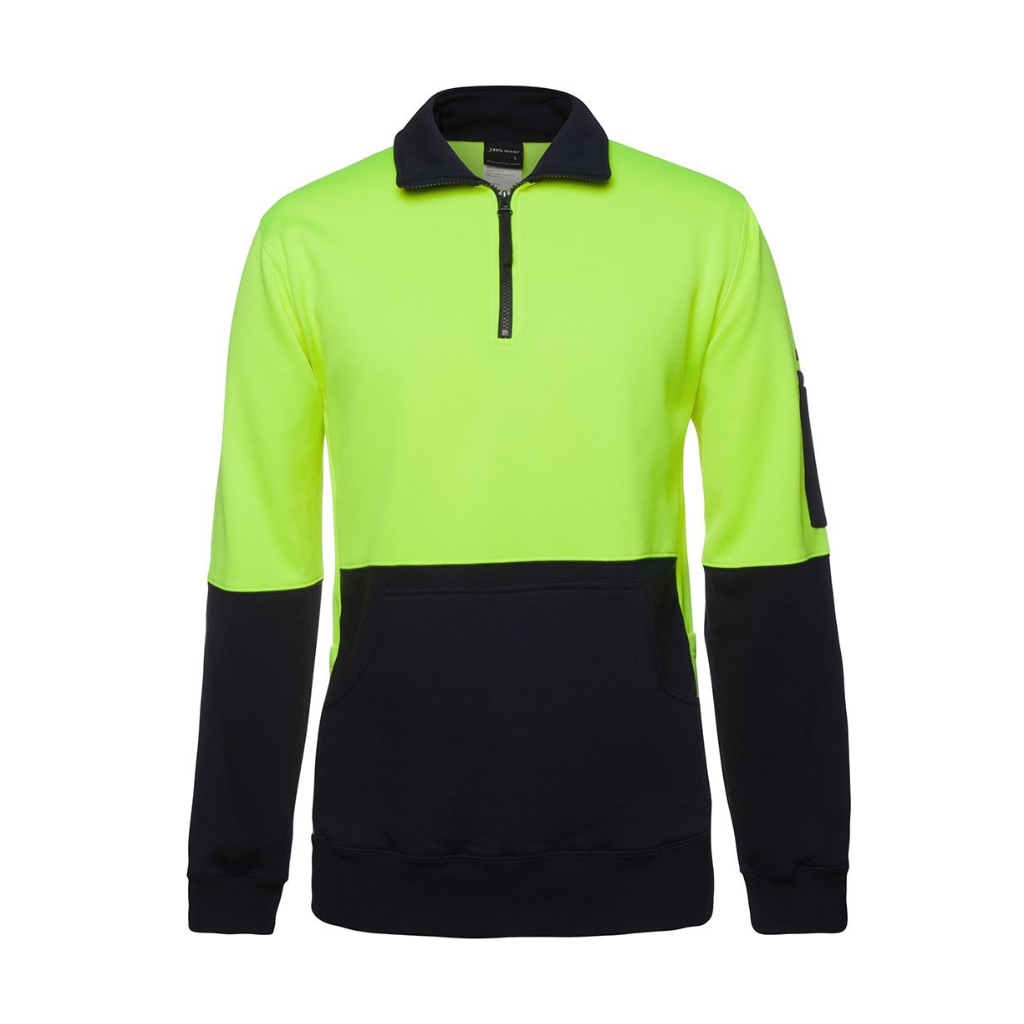 Jbs Wear 6HVPZ Hi Vis 330g 1/2 Zip Fleece