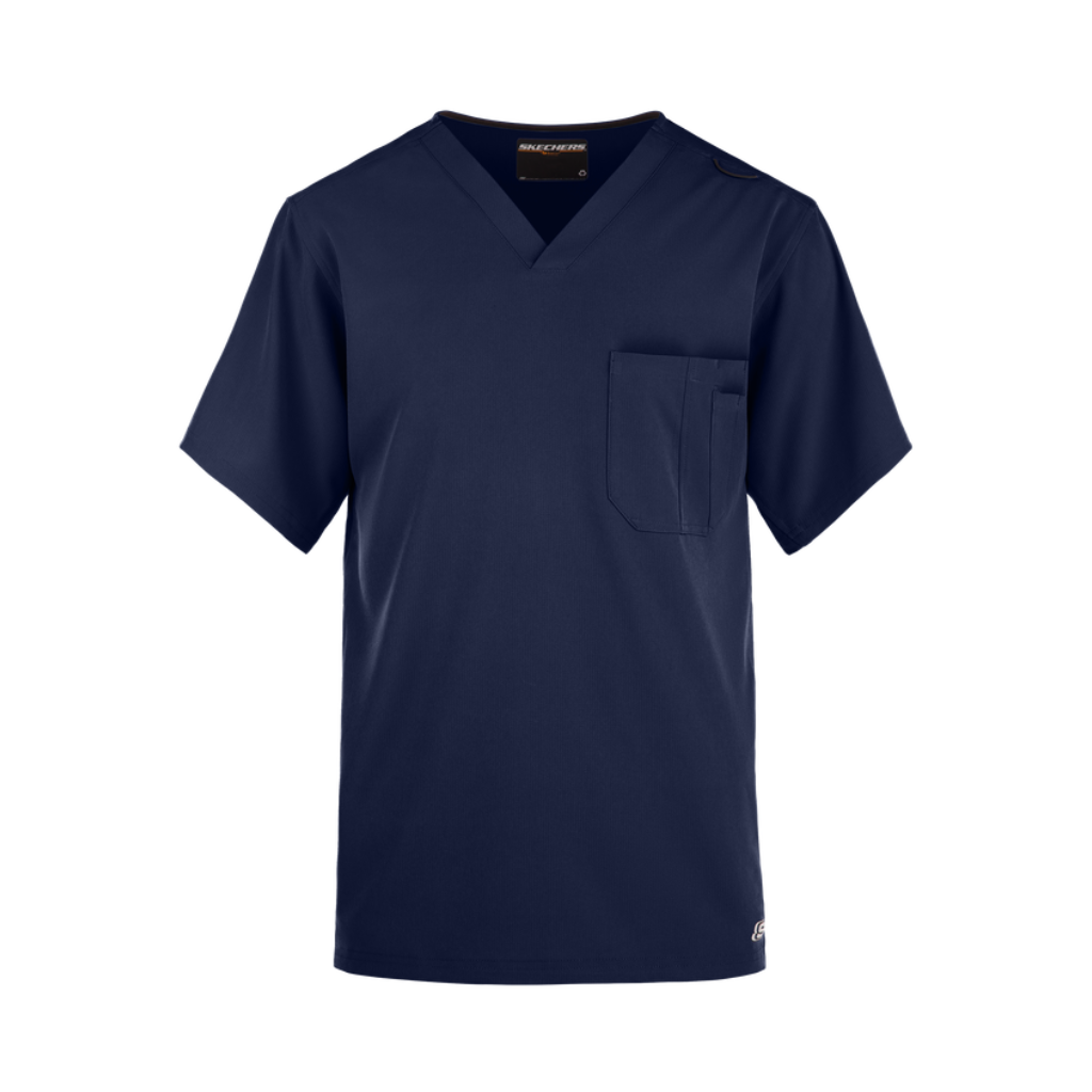 Skechers SK0112 Mens Structure Scrub Top